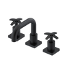 Rubinet Widespread Lav. Set. with Genesis spout (less drain) Matt Black