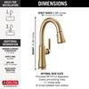 Delta SINGLE HANDLE BAR/PREP CZ