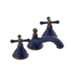 Rubinet Widespread Lav. Set. (less drain) Midnight Blue