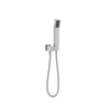 Baril 1-spray anti-limestone hand shower on wall-mounted supply elbow