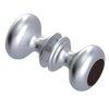 Rubinet Shower Door Knob (set) Satin Chrome