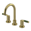 Rubinet Widespread Lav set (less drain) Natural Brass