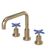 Rubinet Widespread Kitchen Set Gold