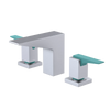 Rubinet Widespread Lav. Set. (less drain) Satin Chrome
