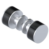 Rubinet Shower Door Knob (set) Satin Chrome