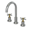 Rubinet Widespread Kitchen Set with LaSalle Spout Satin Nickel