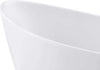 Bliss Matte White 63" x 32" Freestanding Bathtub - FBB6332