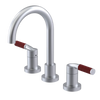 Rubinet Widespread Lav. Set. (less drain) Satin Chrome