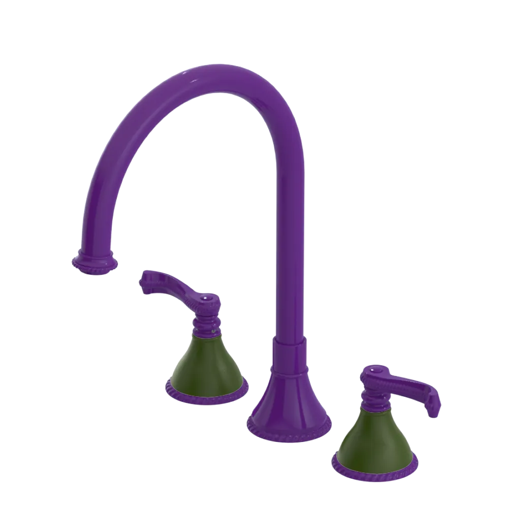 Rubinet Widespread Kitchen Set Purple Haze