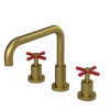 Rubinet Widespread Kitchen Set Antique Brass Matt