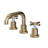 Rubinet Widespread Lav. Set. (less drain) Gold