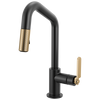 Brizo Pull Down Prep Faucet With Angle Spout Industrial Handle