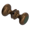 Rubinet Shower Door Knob (set) Tuscan Brass