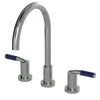 Rubinet Widespread Kitchen Set Satin Nickel