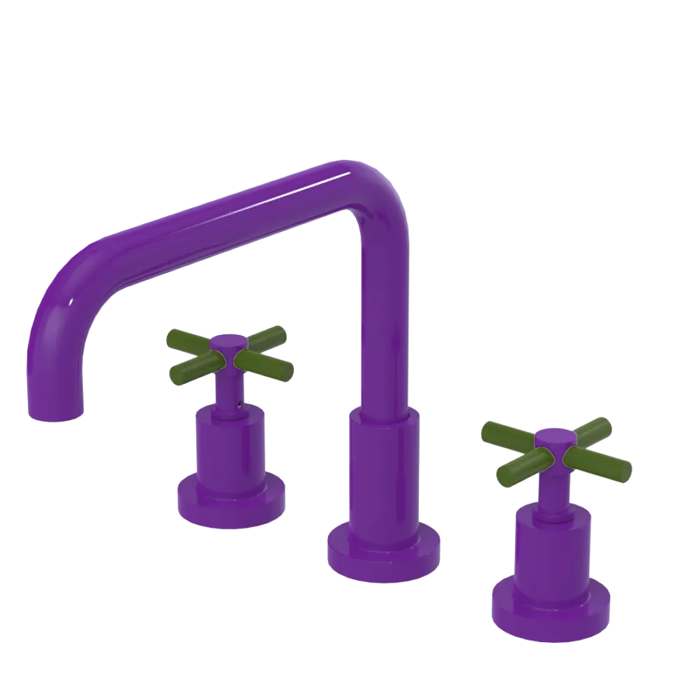 Rubinet Widespread Kitchen Set Purple Haze