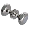 Rubinet Shower Door Knob (set) Polished Nickel