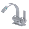 Rubinet Single Control Bidet Fitting (less drain) Satin Chrome