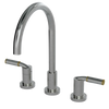 Rubinet Widespread Kitchen Set Satin Nickel
