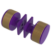 Rubinet Shower Door Knob (set) Purple Haze