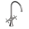 Rubinet Two Handle Single Hole Kitchen Set Polished Nickel