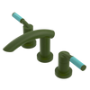 Rubinet Widespread Lav. Set. (less drain) Green Envy