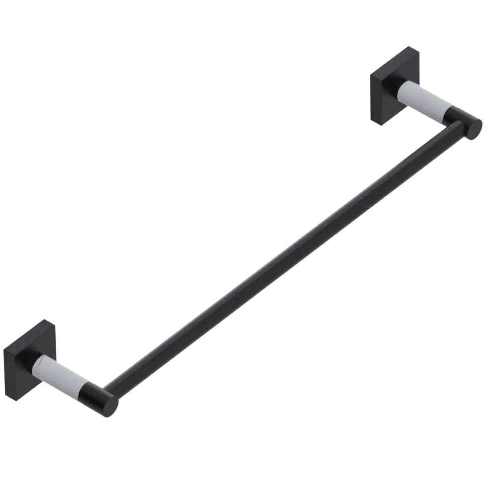 Rubinet 24" TOWEL BAR Matt Black