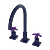 Rubinet Widespread Kitchen Set Midnight Blue