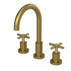 Rubinet Widespread Kitchen Set with LaSalle Spout Antique Brass Matt