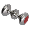 Rubinet Shower Door Knob (set) Polished Nickel