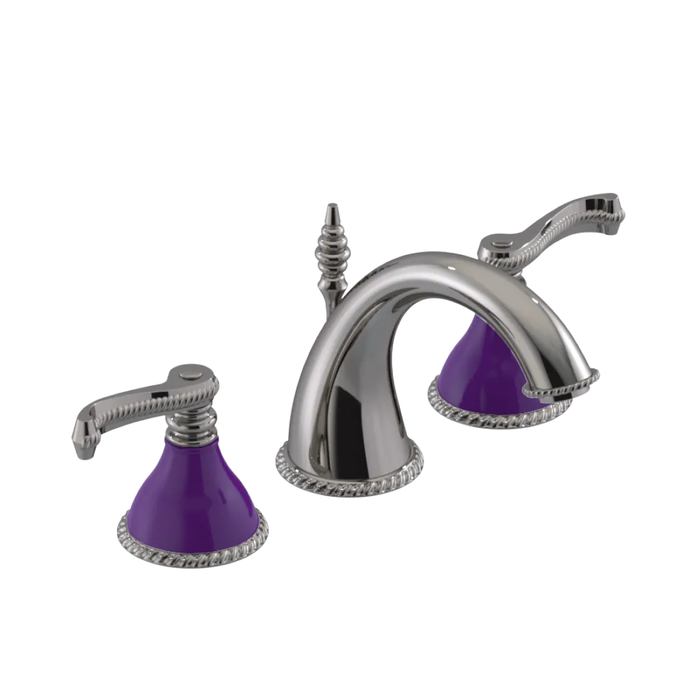 Rubinet Widespread Lav. Set. (less drain) Polished Nickel