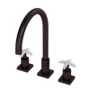 Rubinet Widespread Kitchen Set Oil Rubbed Bronze