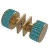 Rubinet Shower Door Knob (set) Satin Gold