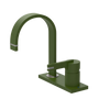 Rubinet 4" Centre Single Control Lav. Set (less drain) Green Envy