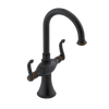Rubinet Single Hole Dual Handle Lav. Set. (less drain) Matt Black