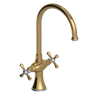 Rubinet Two Handle Single Hole Kitchen Set Gold
