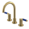 Rubinet Widespread Lav. Set. (less drain) Satin Brass