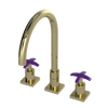Rubinet Widespread Kitchen Set Gold
