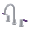 Rubinet Widespread Lav set (less drain) White