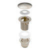 Zitta Bathtub drain brushed nickel
