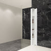 Zitta Corner storage unit 73", Matte White