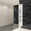 Zitta Corner storage unit 78 3/4" in matte white
