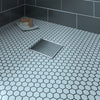 Zitta Square stainless steel grate 8" x 8" square pattern