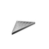 Zitta Stainless steel grate triangle 8" x 8" linear pattern
