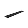 Zitta Linear matte black grate 36" rectangular pattern