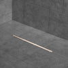 Zitta Complete stainless steel minimalist drain 60" inox
