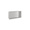 Zitta Brushed stainless steel niche 12" x 24"