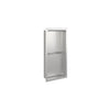 Zitta Brushed stainless steel niche 24" x 12"