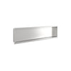 Zitta Brushed stainless steel niche 48" x 12"