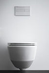 Laufen 2-Piece Toilet Elongated Dual-Flush Wall Mounted Toilet With Geberit In-Wall Tank (Seat Included) - Laufen Pro