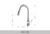 Bosco Stainless Steel Kitchen Faucet